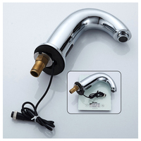 Robinet de cuisine intelligent à capteur tactile sans contact, monotrou, à montage sur plan, en laiton massif, mitigeur automatique eau froide de haute qualité