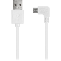 Kabel data pengisian daya cepat, kabel data USB 2.0 tipe A male ke sudut Micro usb