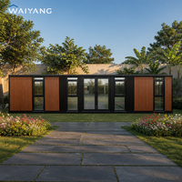 Modern Çift Kanatlı Genişletilebilir Katlanabilir Konteyner Ev 20ft 40ft Prefabrik Modüler Lüks Villa CE Sertifikalı Hızlı Kurulum Mobil Ev