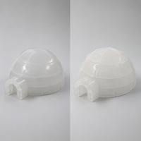 Hoersun – Moule à glaçons modulaire en PE, réutilisable, personnalisable, 20 pièces, pour l'agrandissement des glaçons, ensemble de refroidissement, fabricant en gros