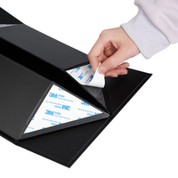 Boîtes rigides d'emballage en papier artisanal pliables de haute qualité, avec logo imprimé, fermeture magnétique, revêtement UV recyclable, prêtes à l'emploi