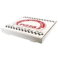 Caja de Pizza de Cartón Corrugado Reciclable y Ecológica con Logotipo Personalizado Impreso al por Mayor, con Lámina Dorada