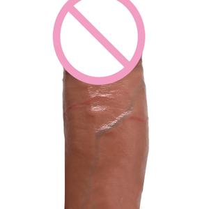 Süper gerçek cilt silikon büyük yapay Penis gerçekçi vantuz horoz erkek yapay kauçuk Penis Dick seks oyuncakları kadınlar için vajinal - Product Image 6