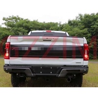 GZZIM NUEVO JUEGO COMPLETO DE PARAGOLPES DELANTERO Y TRASERO, METAL/PLÁSTICO/PC, CALIDAD GARANTIZADA, 2015-2021 F-150, ACTUALIZACIÓN 2021, SIN PINTAR