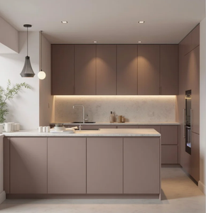 Meuble de cuisine en kit, fabrication chinoise, armoire de cuisine moderne, ensemble de cuisine en contreplaqué - Product Image 3