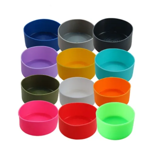 Y36 Diamond Style Protective Cup Bottle Silicone Bottom Sleeve Base Tumbler Protector Boot Cover For 20oz 30oz 40oz Tumbler