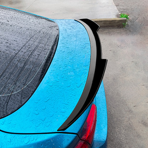 Bmw Rear Spoiler Piano Black Carbon Fiber Texture Ducktail Trunk Wing For F36 2014-2020 Psm Models - Product Image 3