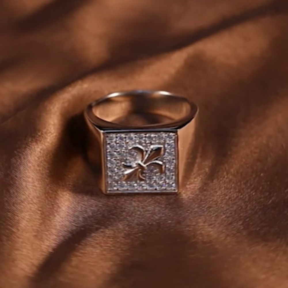 2019 Diseño de Moda de plata 925 Cz 2 gramos anillo de oro a enviar hombres regalos