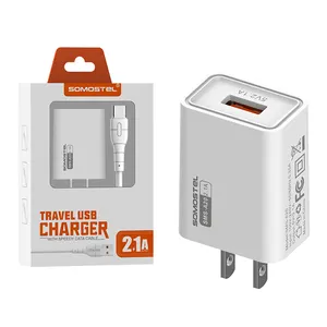 Somostel SMS-A20 Universal EU US Wall Charger Cargadores Para Celular For Iphone15 Mobile Phone Usb Charger Type-c Fast Charging