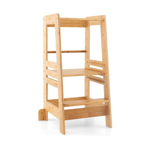 Tabouret de cuisine Montessori pour enfants, <span class=keywords><strong>tour</strong></span> d'apprentissage, chaise <span class=keywords><strong>à</strong></span> hauteur réglable, <span class=keywords><strong>tour</strong></span> d'apprentissage pliable pour enfants - Product Image 1