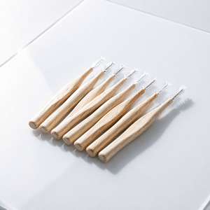 I-Shaped Stainless Steel Interdental <b>Brush</b> 10-Piece Set For Oral Care - Product Image 1