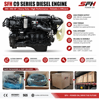 Moteur diesel SCDC Original SFH C9.320 8.7L 320HP avec ECU de remplacement pour FPT CURSOR 9 pour camion lourd, camion benne, camion malaxeur
