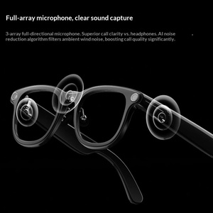 Gafas con Cámara IA Compatibles con <span class=keywords><strong>Apple</strong></span> por Bluetooth, Pueden Grabar Videos, Reproducir Música, Tomar Fotos y Proporcionar Traducción IA - Product Image 5