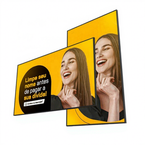 Wall Mounted Indoor LCD Advertising Commercial Display Smart <b>TV</b> 2K 4K UHD Ultra-thin WIFI Monitor Digital Signage A27W-T/ A32W-T - Product Image 1