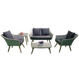 <span class=keywords><strong>Petit</strong></span> ensemble <span class=keywords><strong>de</strong></span> <span class=keywords><strong>jardin</strong></span> Winchester poly meubles extérieurs en rotin synthétique - Product Image 1