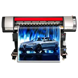 高速5英尺大幅面打印机XP600 DX7 DX5 I3200头精密打印照片横幅生态溶剂打印机