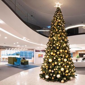 Op Maat Gemaakte Maten <span class=keywords><strong>20</strong></span> Voet 30 Voet 40 Voet Winkelcentrum Metalen Frame Gigantische Kerstboom Voor Commerciële Weergave - Product Image 4