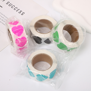 Tự làm cắt tùy chỉnh bán buôn rắn màu hình trái tim dán tự dính hình trái tim cho hàng thủ công khung ảnh Tặng - Product Image 4