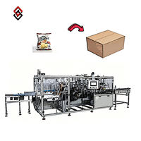 Ligne d'emballage automatique pour produits alimentaires en bois, avec érecteur de caisses, emballage et scellage, et moteur de revêtement et d'étiquetage numérique, machine d'emballage de fin de ligne