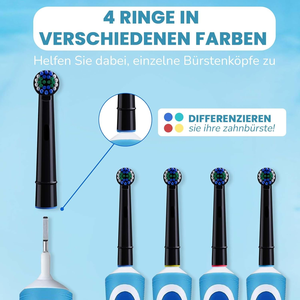 Cabezales de Repuesto Universales Medianos para Cepillos de Dientes Eléctricos Oral-B, Modelos Compatibles, Uso Doméstico y Hotelero, Material de Nailon - Product Image 3