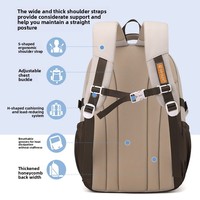 Nouveau Sac à Dos de Voyage Élégant en Nylon, Grande Capacité, en Polyester, Sac d'Ordinateur Simple, Sac à Dos Décontracté pour Étudiant, Double Bretelle pour Ordinateur Portable