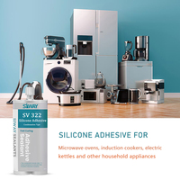 SV 322 A/B Colle d'étanchéité en silicone à condensation à deux composés à durcissement rapide pour le collage des applications industrielles de réfrigérateur