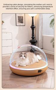 Smart <span class=keywords><strong>Cat</strong></span> <span class=keywords><strong>Bed</strong></span> Beheiztes Kühl katzen bett, Luxus Smart <span class=keywords><strong>Cat</strong></span> House mit Temperature in stellung - Product Image 5