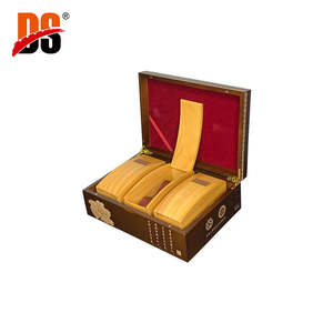 Juego de Almacenamiento de Té con Compartimentos Rectangulares de Madera MDF Lacada con Logotipo Grabado a Láser Hecho a Mano de la Marca DS al por Mayor - Product Image 1