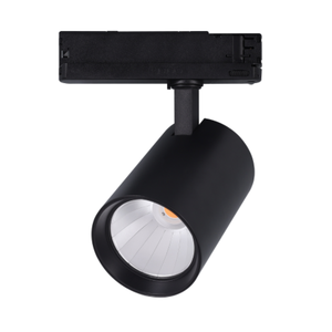 Efficacité légère élevée populaire 2 fils 3 fils 4 fils 25W 40W Ceilling de lumière de voie a mené le projecteur de rail de voie pour le centre commercial - Product Image 1