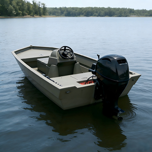 <span class=keywords><strong>Bateau</strong></span> <span class=keywords><strong>de</strong></span> <span class=keywords><strong>pêche</strong></span> en aluminium soudé <span class=keywords><strong>de</strong></span> 4,2 m avec siège et pont large, idéal pour la <span class=keywords><strong>pêche</strong></span> en lac et en rivière – Direct Usine - Product Image 2