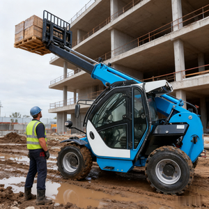 Livraison gratuite 1.5 à 6 tonnes 2024 hauteur de levage personnalisable forte puissance quatre roues motrices tout-terrain promotion de chariot élévateur hors route - Product Image 2