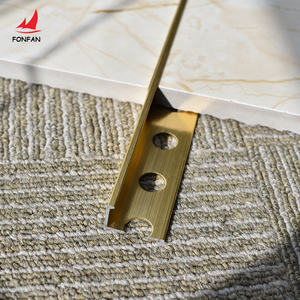 Phong Cách Hiện Đại Trang Trí Nội Thất Hồ Sơ Chải Vàng L-Hình Dạng Cạnh Thẳng Gạch Trim Góc Trang Trí Kim Loại Dải - Product Image 5