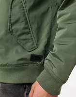 Fabrication chinoise OEM, veste bomber pour homme de haute qualité, personnalisée, en nylon, imperméable, coupe-vent, respirante, décontractée, grande taille, pour l'hiver