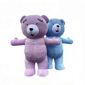 Nouvelle combinaison gonflable d'ours en peluche, costume de mascotte de dessin animé pour adultes, idéale pour les événements virals <span class=keywords><strong>TikTok</strong></span> et Halloween - Product Image 3