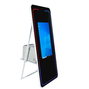 Cabina de Fotos con Espejo y Soporte para Fondo - Kit Todo en Uno con Telón de Fondo para una Instalación Completa - Product Image 1