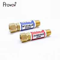 Dispositif anti-retour de flamme pour torche 15 bar/210 psi 1,5 bar/21 psi Oxygène Acétylène