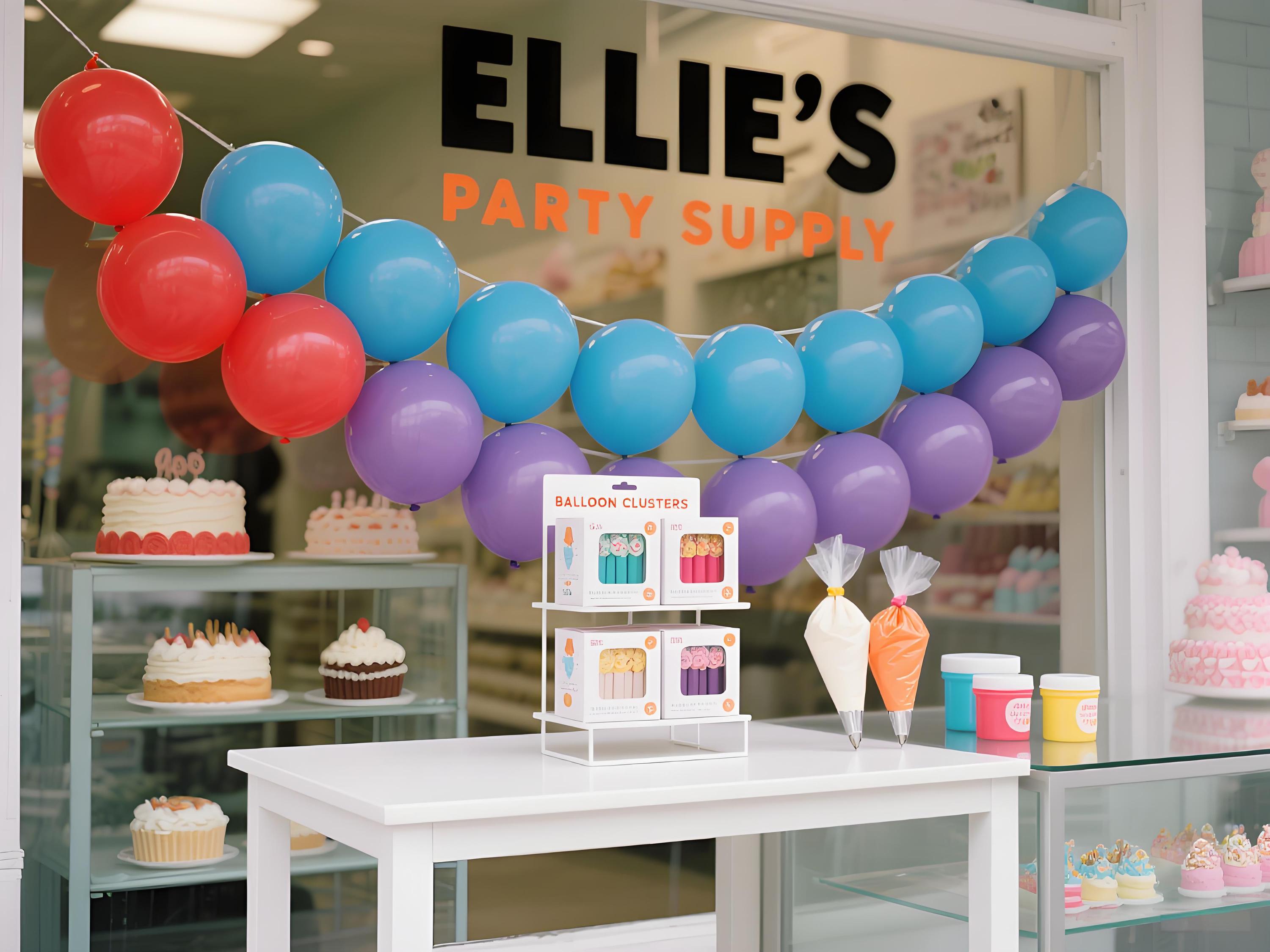 Apache Custom Acrylic Ballon Counter Display Stand for Party Supplies for Festival Celebration — view 3