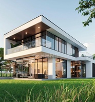 Villa Prefabricada con Paneles Sándwich, Casa Prefabricada Residencial, Apartamento, Hotel, Diseño Contemporáneo, Certificación ISO CE
