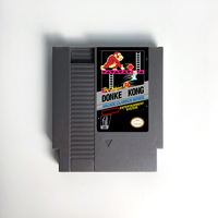 Casing Cartridge Game Retro Bahasa Inggris 72 Pin OEM ODM Bahan ABS Tahan Lama Bersertifikasi FCC Kompatibel dengan Model Nintendo