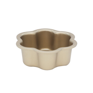 Molde para Pastel Antiadherente de Acero al Carbono, Redondo, con Forma de Flor, de 6 y 8 Pulgadas, Herramienta para Hornear - Product Image 1