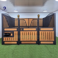Box de stockage portables de luxe pour chevaux européens, robustes, avec cadre en acier solide, idéales pour les fermes équine et les abris de grange