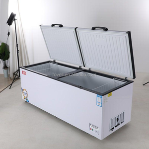 Vente d'usine en Chine <span class=keywords><strong>Congélateur</strong></span> coffre à double porte ouverte <span class=keywords><strong>Grand</strong></span> refroidisseur <span class=keywords><strong>Congélateur</strong></span> profond <span class=keywords><strong>Congélateur</strong></span> horizontal bon marché pour la viande - Product Image 5