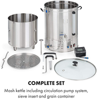 Équipement de brassage domestique en acier inoxydable 60L tout en une microbrasserie/304
