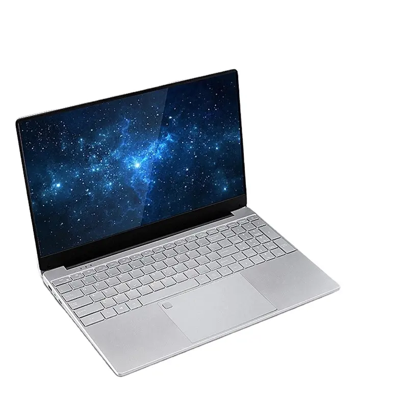 J4125 Keyboard Backlit Sidik Jari 12G 15.6 Inci Laptop Permainan Siswa Win10 SSD Komputer Tipis + HDD Murah