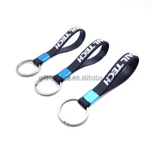 Gepersonaliseerde polsband sleutelhanger rubber custom siliconen armband sleutelhanger, key chian rubber sleutelhangers custom