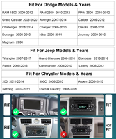 Estéreo para Auto Android 15.0 Plug and Play para Dodge, Jeep y Chrysler, CarPlay Inalámbrico, Android Auto, GPS