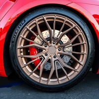 Jantes forgées en alliage d'aluminium de 15 à 26 pouces, personnalisées pour Corvette C7 C8 Z06 ZR1 SS ZL1 1LE Mustang GT Shelby Challenger Charger Muscle