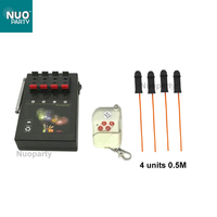 Système de tir de feux d'artifice sans fil à télécommande 4 canaux avec un récepteur pour les fêtes