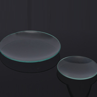 Lot de 10 couvercles en verre de montre pour béchers plats d'évaporation polis pour les sciences de laboratoire et les expériences chimiques