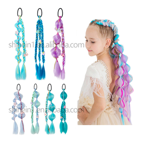 Venta al por mayor 12 pulgadas colorido giro chica pelo trenza extensión hecha a mano fibra sintética ganchillo chico trenzado pelo - Product Image 1